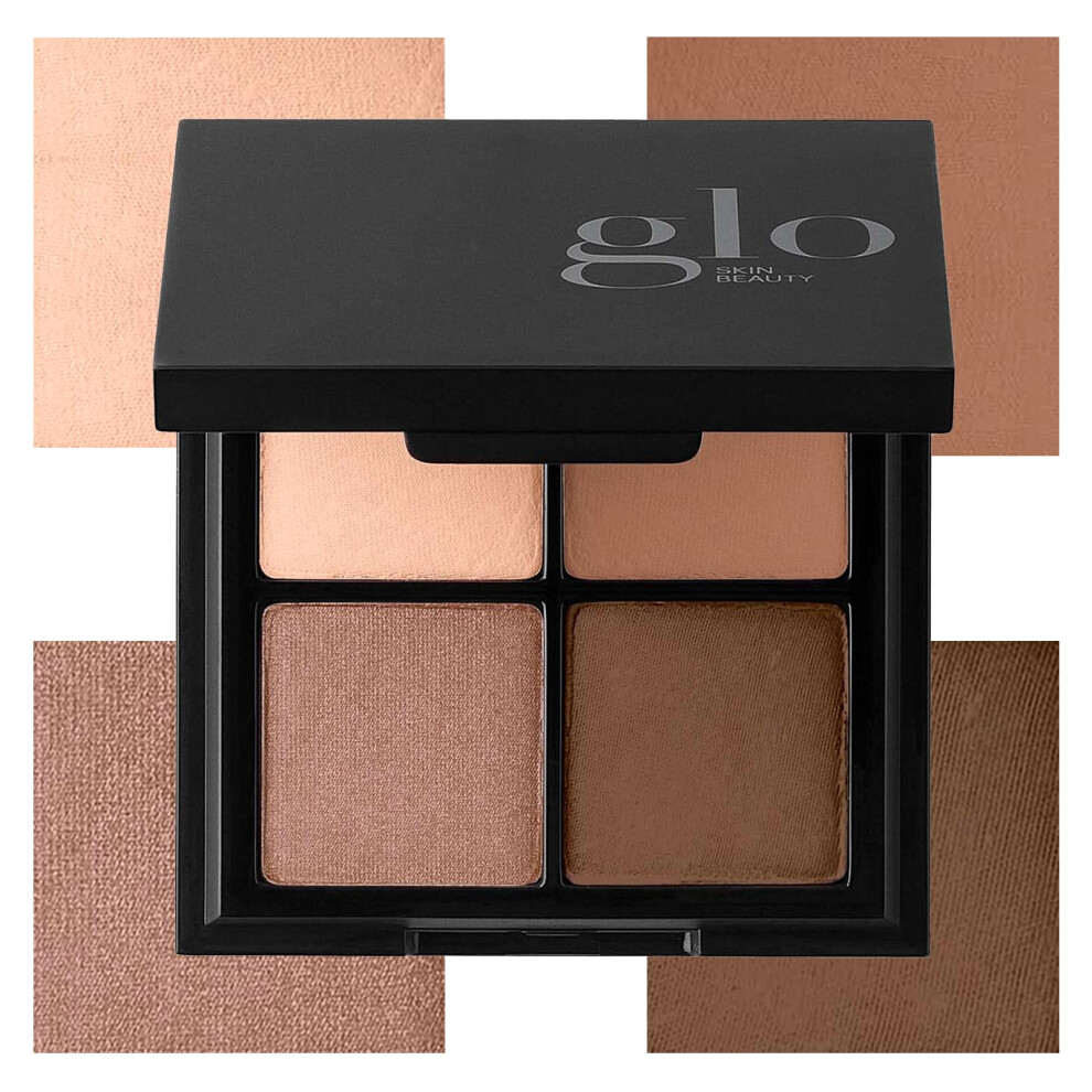 Glo Skin Beauty Eye Shadow Quad | Expertly Matched Shades for A Custom Eye Statement, Cool Glow-image-OPC-PFYRCYV-NEW