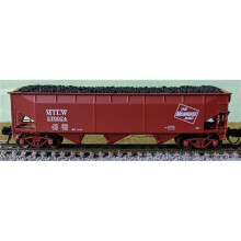 Bluford Shops BLU74181 No.370218 Milwaukee Road Post-1953 MILW 3-Bay Offset Side Hopper