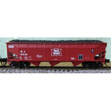 Bluford Shops BLU74208 No.10414 Rock Island Post-1972 RI 3-Bay Offset Side Hopper