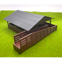Rock Island Hobby RIH042100 Railside Livestock Shed Built Up - HO Scale