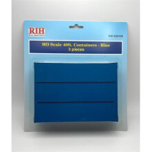 Rock Island Hobby RIH032105 HO Scale 40 ft. Containers Model Train, Blue