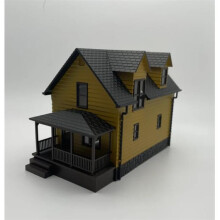 Rock Island Hobby RIH042103 HO Scale House Built Up, Yellow