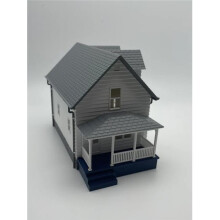 Rock Island Hobby RIH042102 HO Scale House Built Up, White
