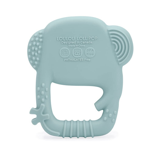 Loulou Lollipop Silicone Baby Teether - Elefante 2