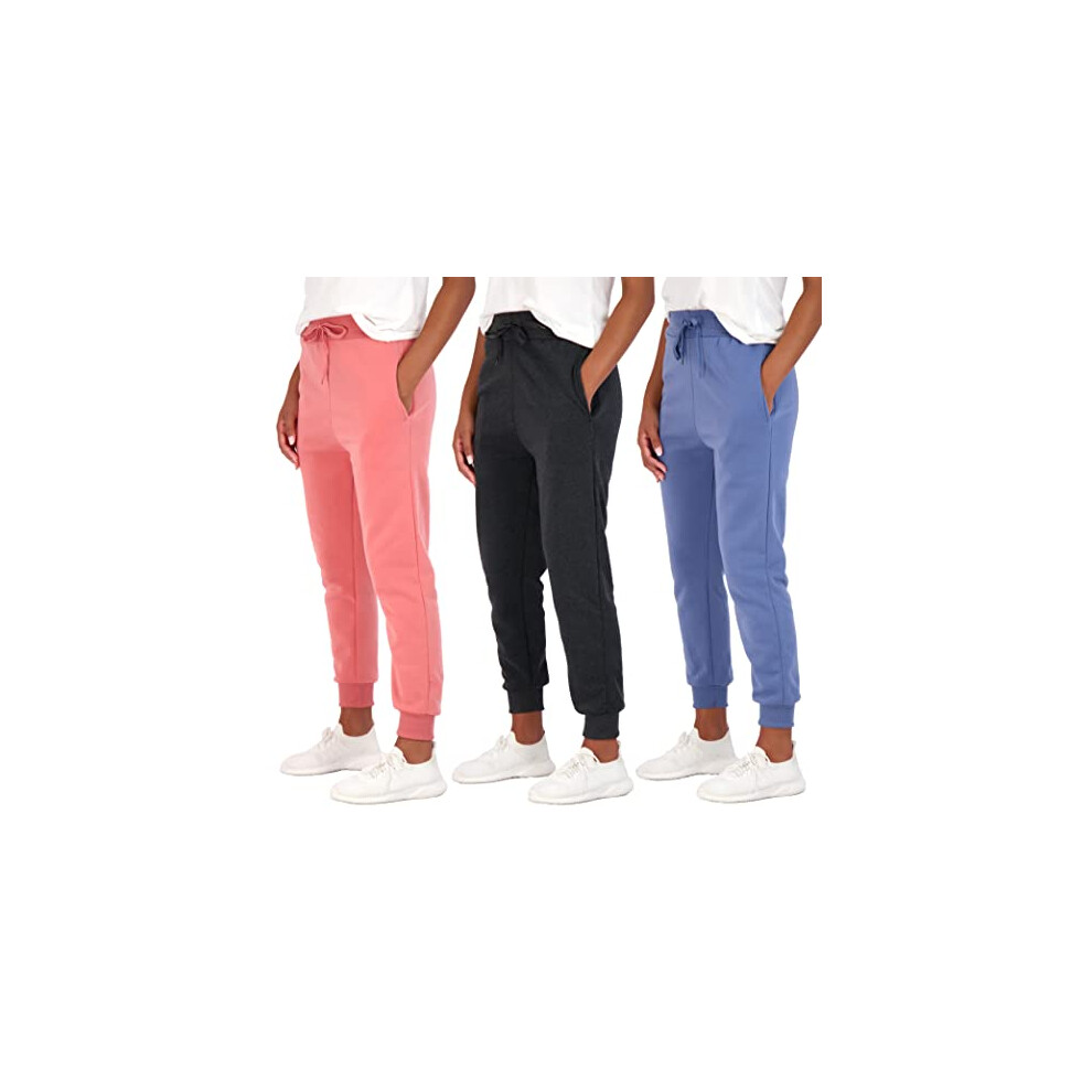 Lot de 3 : Pantalon de jogging en polaire pour femme Pantalon de course confortable pour femme