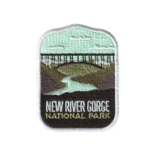 Vagabond Heart New River Cheile National Park Patch - New River Cheile Souvenir - Insigna de calatorie din fier