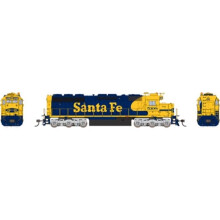 Broadway BLI4283 No.5398 EMD SD45 Low Nose with Sound DCC Paragon3 Santa Fe Warbonnet Model Train, Warbonnet, Blue & Yellow