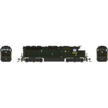 Broadway BLI4290 No. 6157 EMD SD45 Low Nose with Sound DCC Paragon3 Pennsylvania Railroad Model Train, Brunswick Green