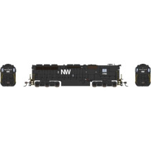 Broadway BLI4287 No.1792 EMD SD45 High Nose with Sound DCC Paragon 3 Norfolk & Western Model Train, Black & White