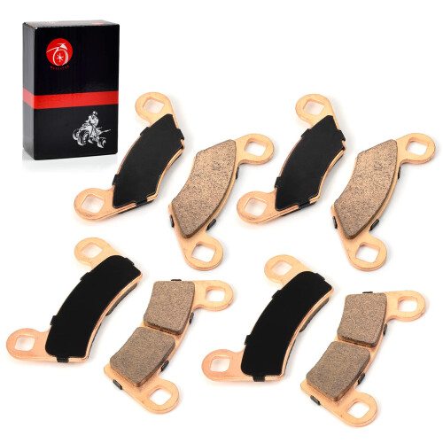 Front & Rear Sintered Brake Pads Kit Compatible with Polaris RZR 800 S
