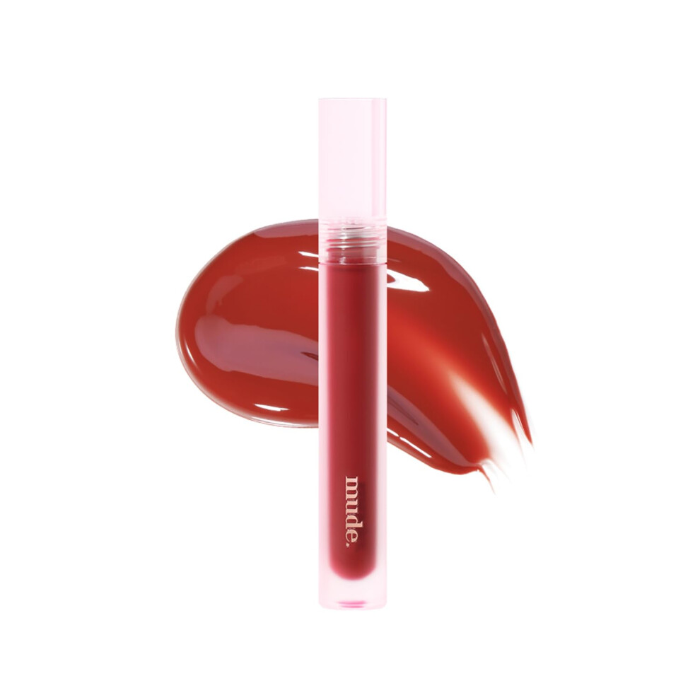 mude Glac? Lip Tint 04 Burnt Chili Long-Lasting Liquid Stain Buildable Layer with Glossy Finish for Juicy Glowy Lips K-Beauty K-Cosmetics-image-OPC-PFNHF9Y-NEW