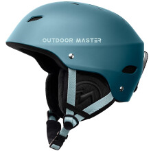 OutdoorMaster Kelvin Casco da sci - Casco da snowboard per uomo, donna e ragazzo Verde foresta S