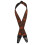 Fender Fender Pasadena Tecida Strap 2in Orange Wallflower 1