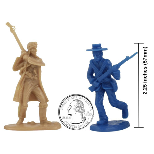 BMC The Alamo Plastic Army Men - Texas vs. Mexico 37pc Figures 1