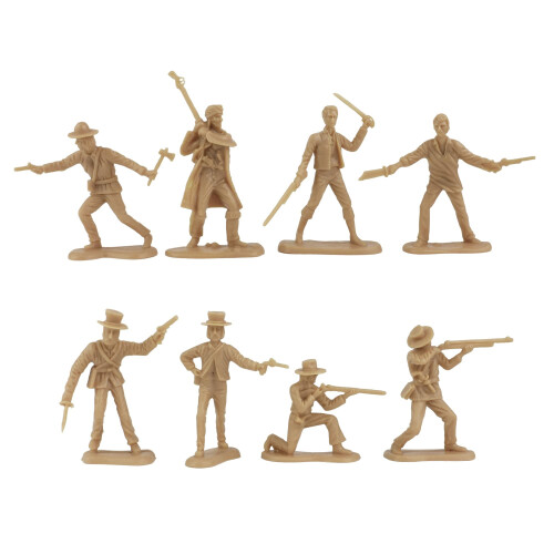 BMC The Alamo Plastic Army Men - Texas vs. Mexico 37pc Figures 2