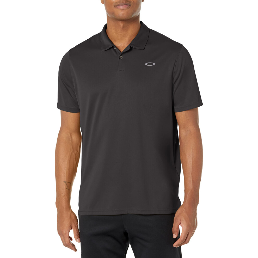 Oakley Men's Icon Tn Protect Rc Polo  Blackout  L