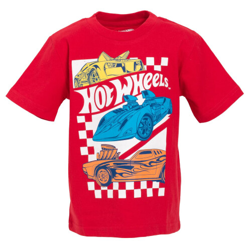Hot Wheels Mattel maglietta ss 3T Grigia/Rossa 1