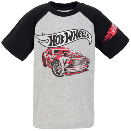 Hot Wheels Mattel maglietta ss 3T Grigia/Rossa 2