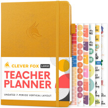 Clever Fox Teacher Planner - School Year Planner with Calendars & Less