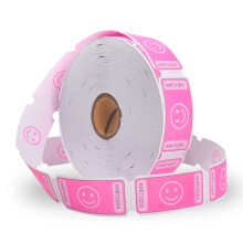 L LIKED Smile Tombola-Tickets, Rolle jeweils 2,5 x 5,1 cm, fr Veranstaltungen, Eintrittsklassen, Belohnungen, Spendenaktionen und Preise, 1000 Ticke