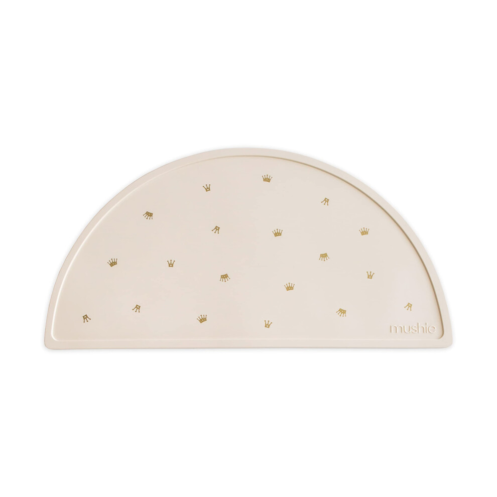 Silicone Placemat For Kids | Bpa-Free Non-Slip Design Crowns Mushie