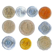 Pakistan 10 Gemengde munten | Paisa | Roepies | Islamitische Pakistaanse valuta sinds 1961