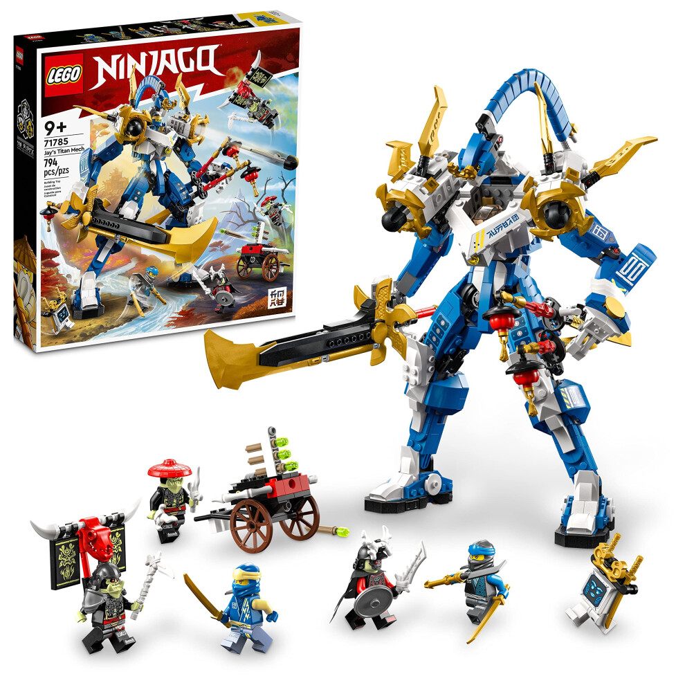 Lego Ninjago Jays Titan Mech 71785 Large Action Figure Set Battle To