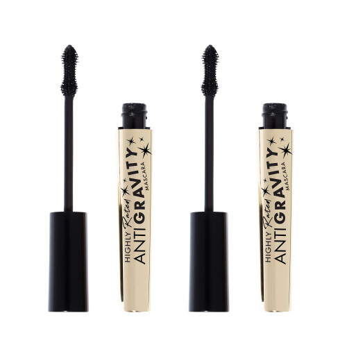 Milani Mascara Όγκος και Μήκος, Αντι-Βαρύτητας Μαύρη Απόχρωση με Καστορέλαιο - 2 Πακέτα