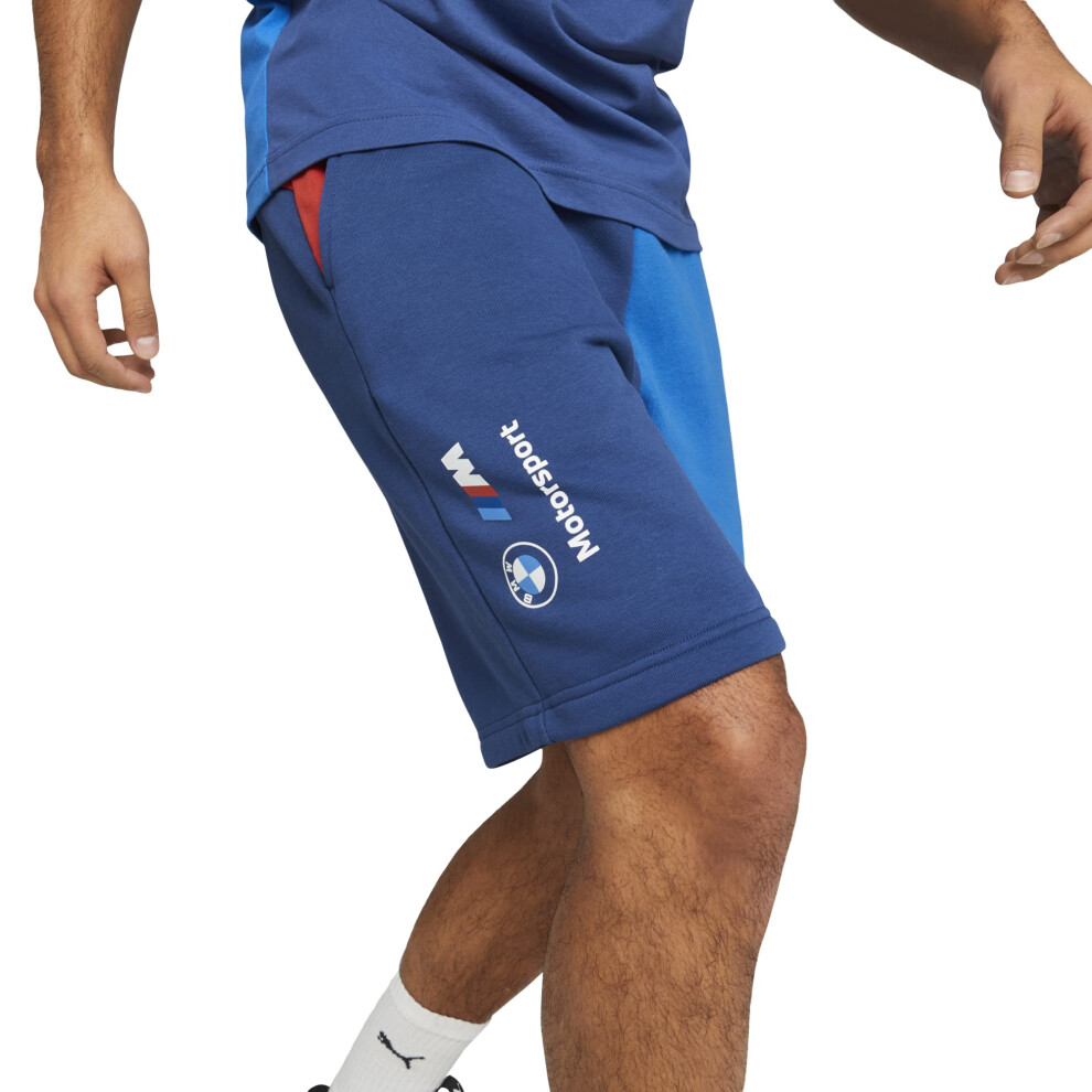 Short De Surv Tement Puma Motorsport Bmw M Pour Homme, Couleur Pro Blue-M, Taille X-Large-image