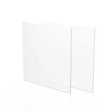 Fab Glas en Spiegel Pakket van 2 Plastic PET Acryl Lichtgewicht 8""""x12""