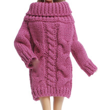 Roupas de camisola de gola alta do BJDBUS para 11,5 polegadas de acess   rios de boneca (rosa)