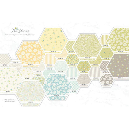 Moda Fabrics The Shores Layer Cake από Brenda Riddle Designs 18740LC 2