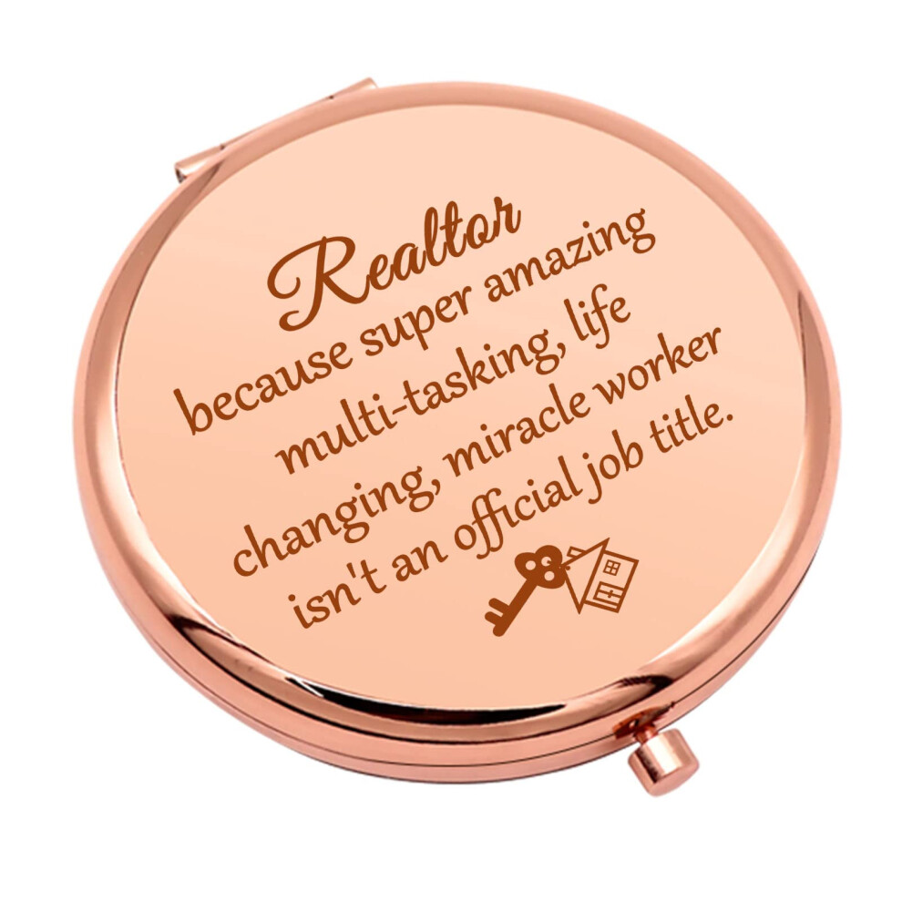 Mwphuy Realtor Gifts For Women Closing Gifts For Realtor Appreciation Gifts Folding Makeup Mirror Thanks You Gifts Compact Makeup Mirror For Real Estate Agen