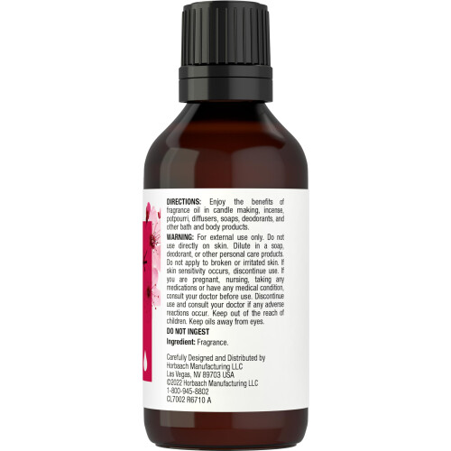 Horbach Άρωμα Κερασιάς | 1 fl oz (30ml) | Premium Ποιότητα | για Διαχυτές, Κεριά, Σαπούνια 1