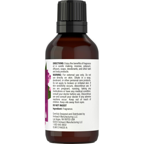 Horbach Άρωμα Λιλά | 1 fl oz (30ml) | Premium Ποιότητα | για Διφυστές, Κεριά, Σαπούνια & DIY 1