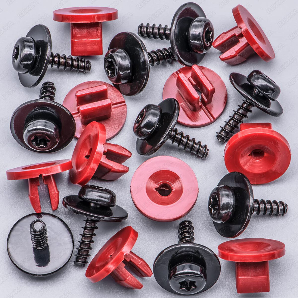 Rexka 10 Sets Engine Splash Shield Screws For Ford - T30 Torx Head Bol 658738905434