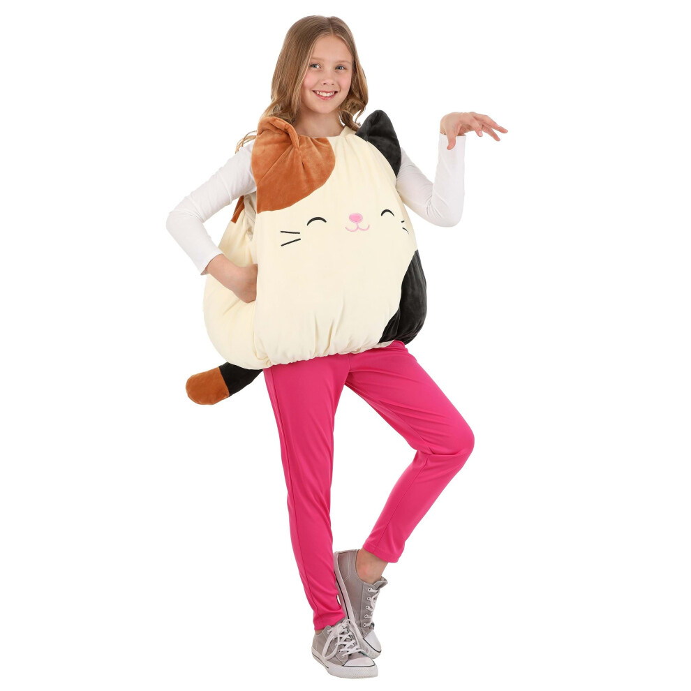 Photos - Fancy Dress JWC - Girls Deluxe Costume (SQM) B0BFKF82VJ(Squishmallows Character Costume - Cam The Cat)