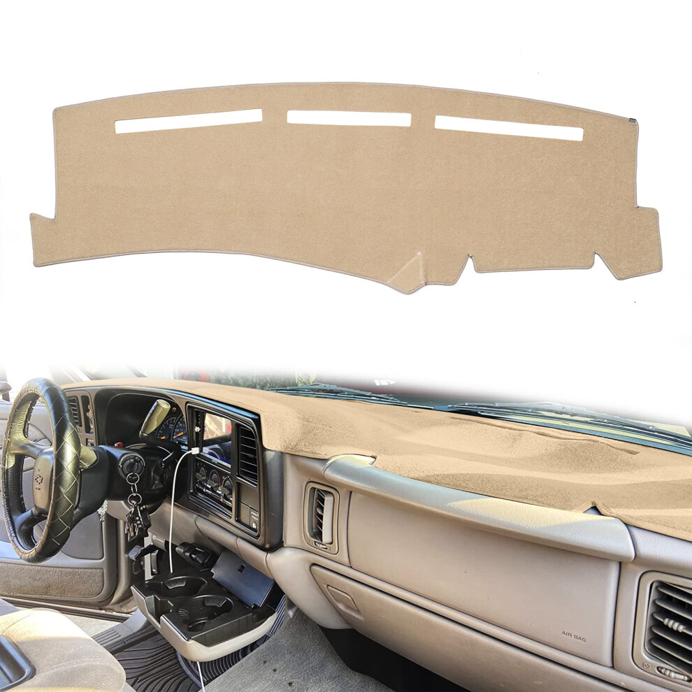 Hanlanka Dashboard Cover For Chevrolet Silverado 1500 2500 3500 1999-2 665268058035