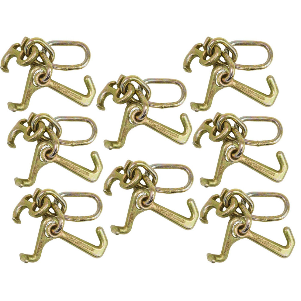Mytee Products (8 Pack) Rtj Cluster Hook Heavy Duty Wrecker Hauler Tow 840223624016