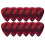 Fender Fender Premium Celluloid 351 Picks, Medium, Rood Moto - 12 Stuks 1