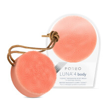 FOREO Luna 4 Body Brush - Scrubber esfoliante per il corpo A - Strumento premium per il drenaggio linfatico - Impermeabile IP68 - Trattamento gam
