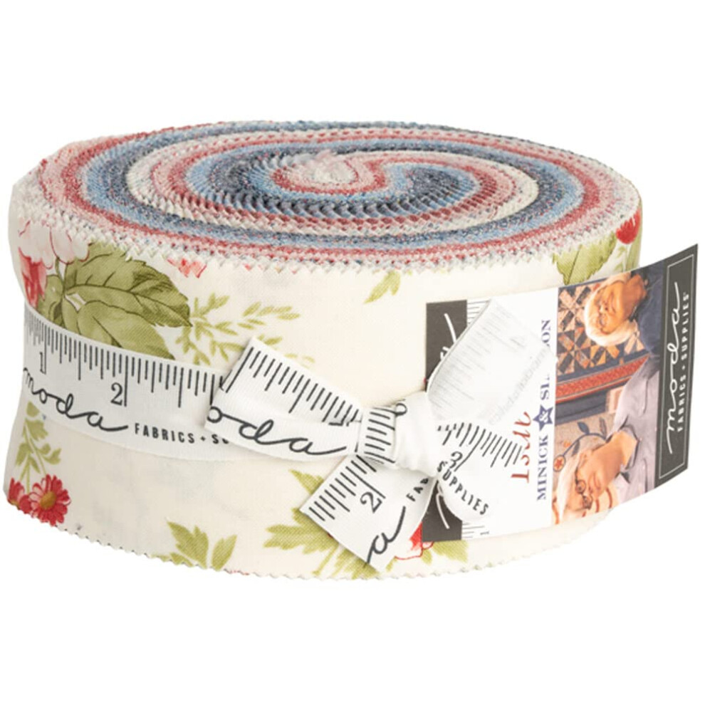 Minick Et Simpson Isabella Jelly Roll 40 Bandes De 2,5 Pouces De Moda Fabrics-image