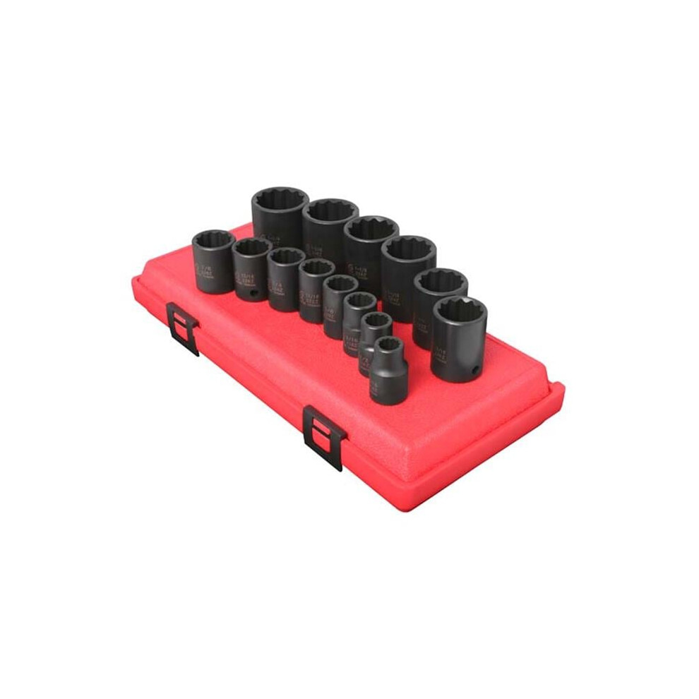 Sunex Sun2678a 0.5 In. Drive Sae 12 Point Impact Socket Set 613364245583