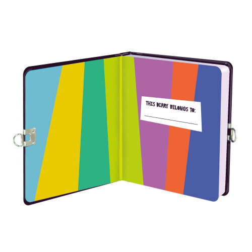 Peaceable Kingdom 625 Lock and Key  Lined Page Diary for Kids  Be Kind 1