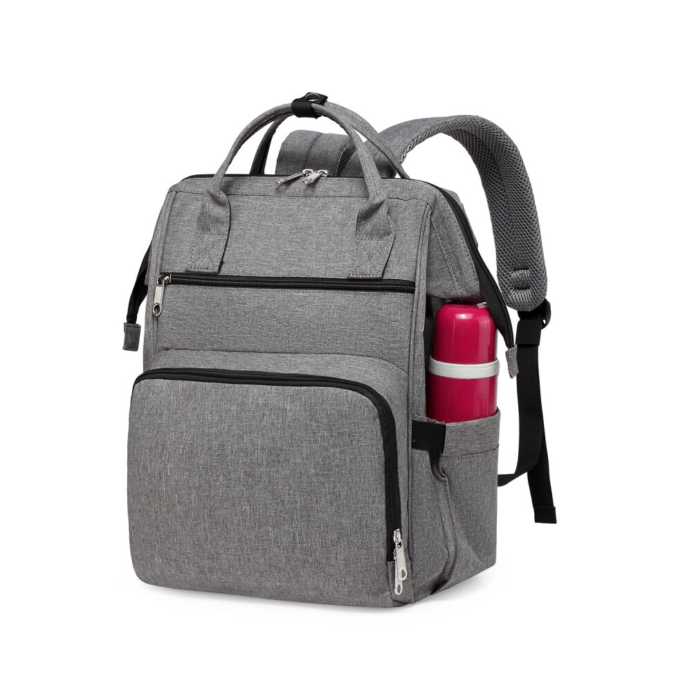 Zaino Borsa Per Donna Lavoro Infermiera Viaggio Laptop Borse Per Insegnanti Per Donna Bookbag Infermiera Accessori Per Lavoro Scuola Infermieristica Studenti Essenziali Borse Per Libri Universitari Con Cinghia Per Bagagli Da Donna Di Grandi Dimensioni-image