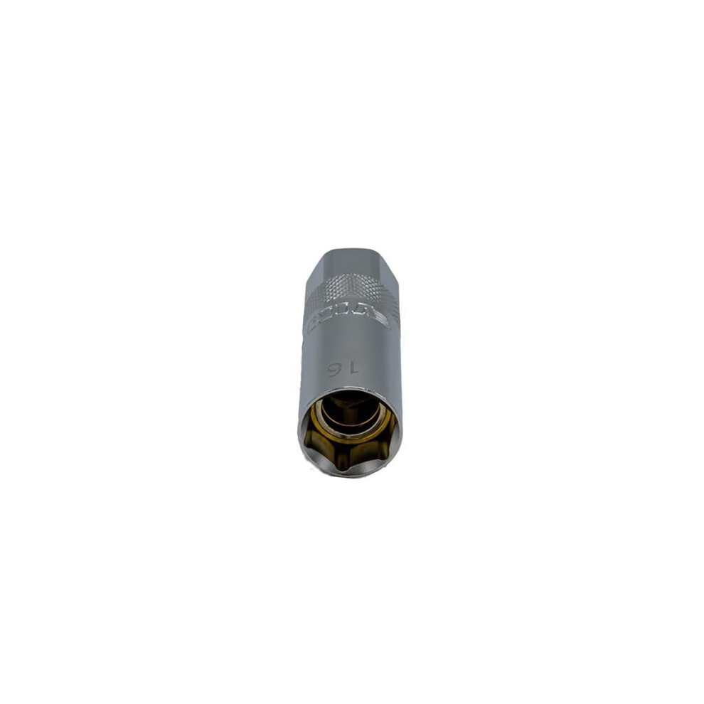 Vim Tools Vimmspmtw16m 16 Mm Magnetic Thin Wall 6 Point Spark Plug Socket - 0.38 In. Drive 092308396220