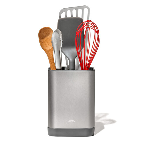 OXO OXO Good Grips Ρυθμιζόμενος Ανοξείδωτος Οργανωτής, Μικρός Κάτοχος Σκευών