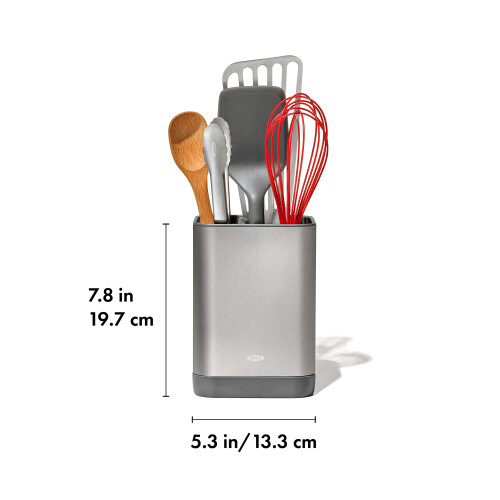 OXO OXO Good Grips Ρυθμιζόμενος Ανοξείδωτος Οργανωτής, Μικρός Κάτοχος Σκευών 1