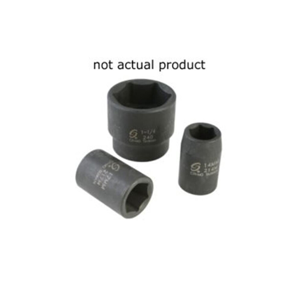 Sunex 252 0.5 In. Drive Shallow Impact Socket - 6 Point - 6 Point - 1.62 In. 613364073858