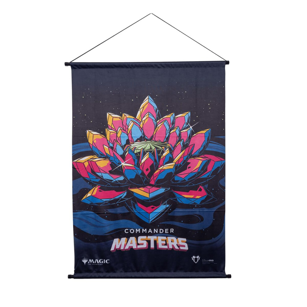 Ultra Pro - Commander Masters Wall Scroll ft. Jeweled Lotus - Parfait pour la d   coration de la pi   ce ou le style de votre salle de jeu Comprend d